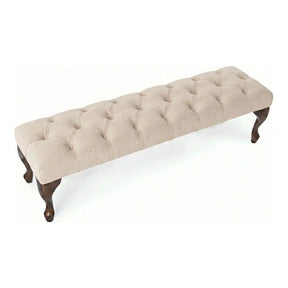 Camille Chesterfield Upholstered Bench / Footstool