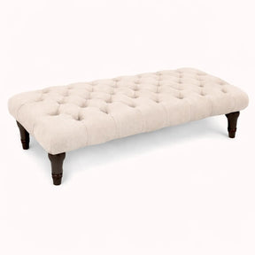 Sienna Chesterfield Upholstered Footstool / Coffee Table
