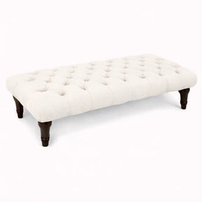 Sienna Chesterfield Upholstered Footstool / Coffee Table