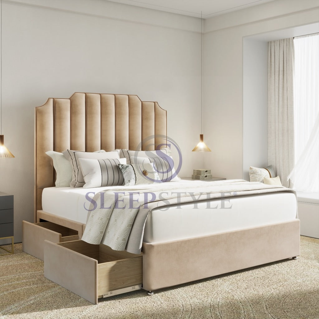Lusso Art Deco Divan Bed
