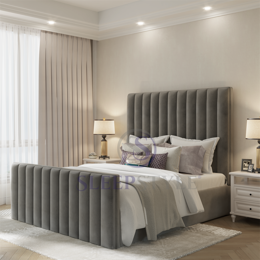 Solar Upholstered Bed Frame