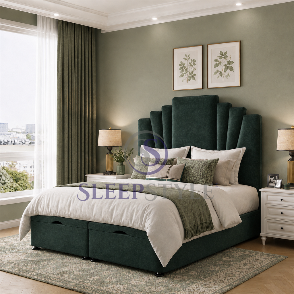 Rene Ottoman Storage Bed