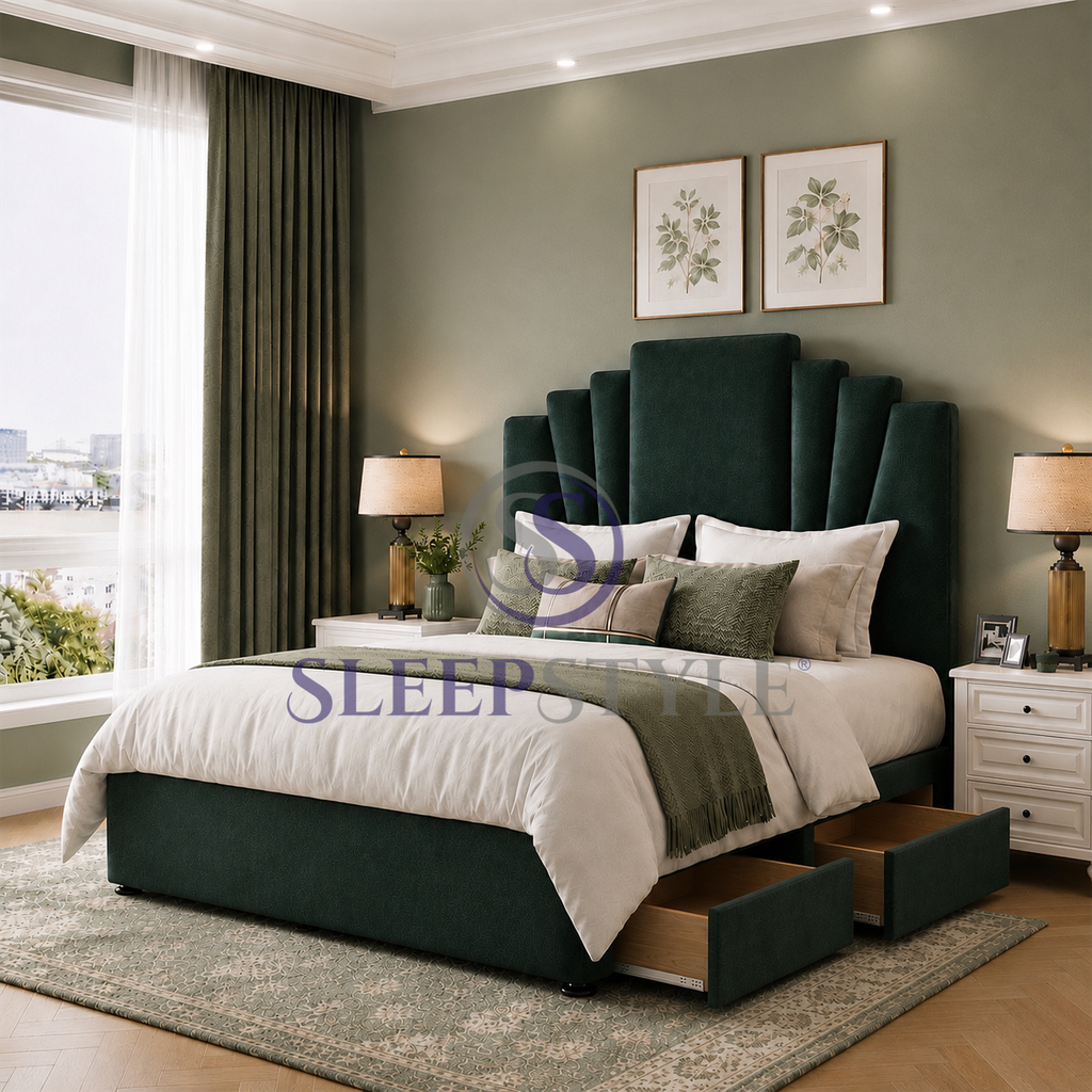 Rene Art Deco Divan Bed