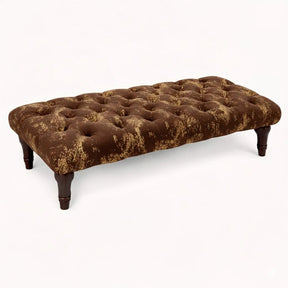 Sienna Chesterfield Upholstered Footstool / Coffee Table