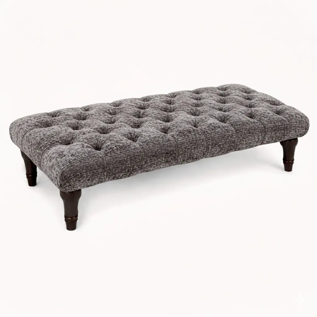 Sienna Chesterfield Upholstered Footstool / Coffee Table