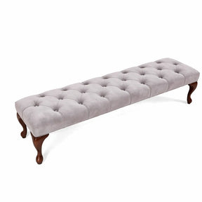 Camille Chesterfield Upholstered Bench / Footstool