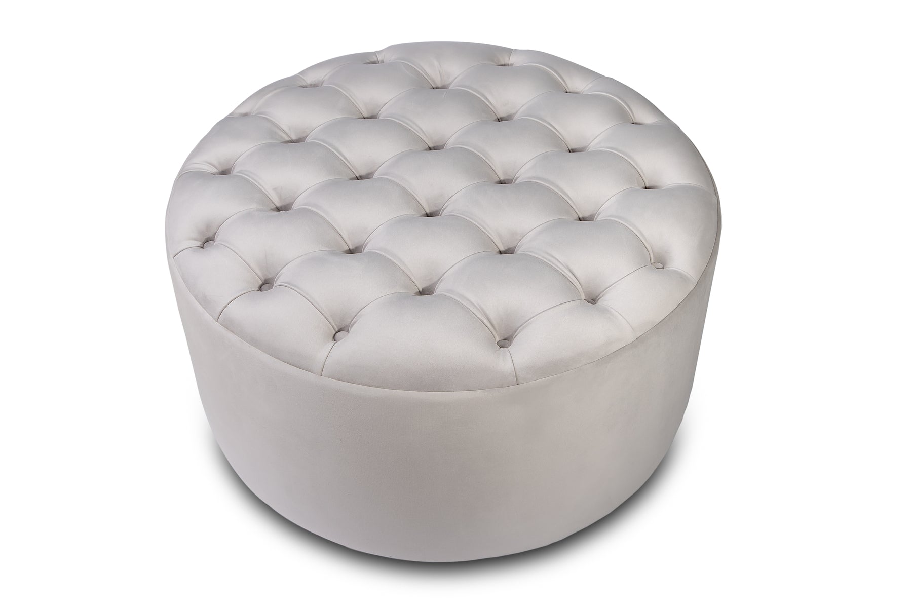 Verve Chesterfield Upholstered Pouffe / Coffee Table