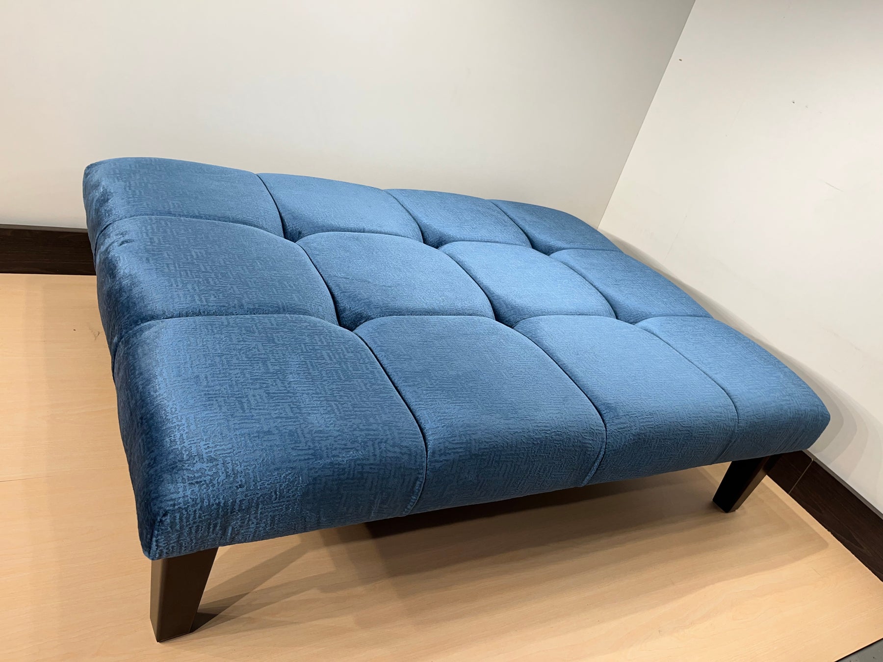 EX PHOTOSHOOT Orion Upholstered Footstool Coffee Table