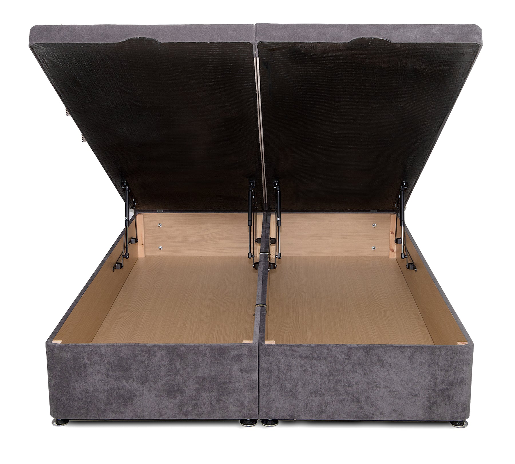 Boxy Upholstered Bed Frame