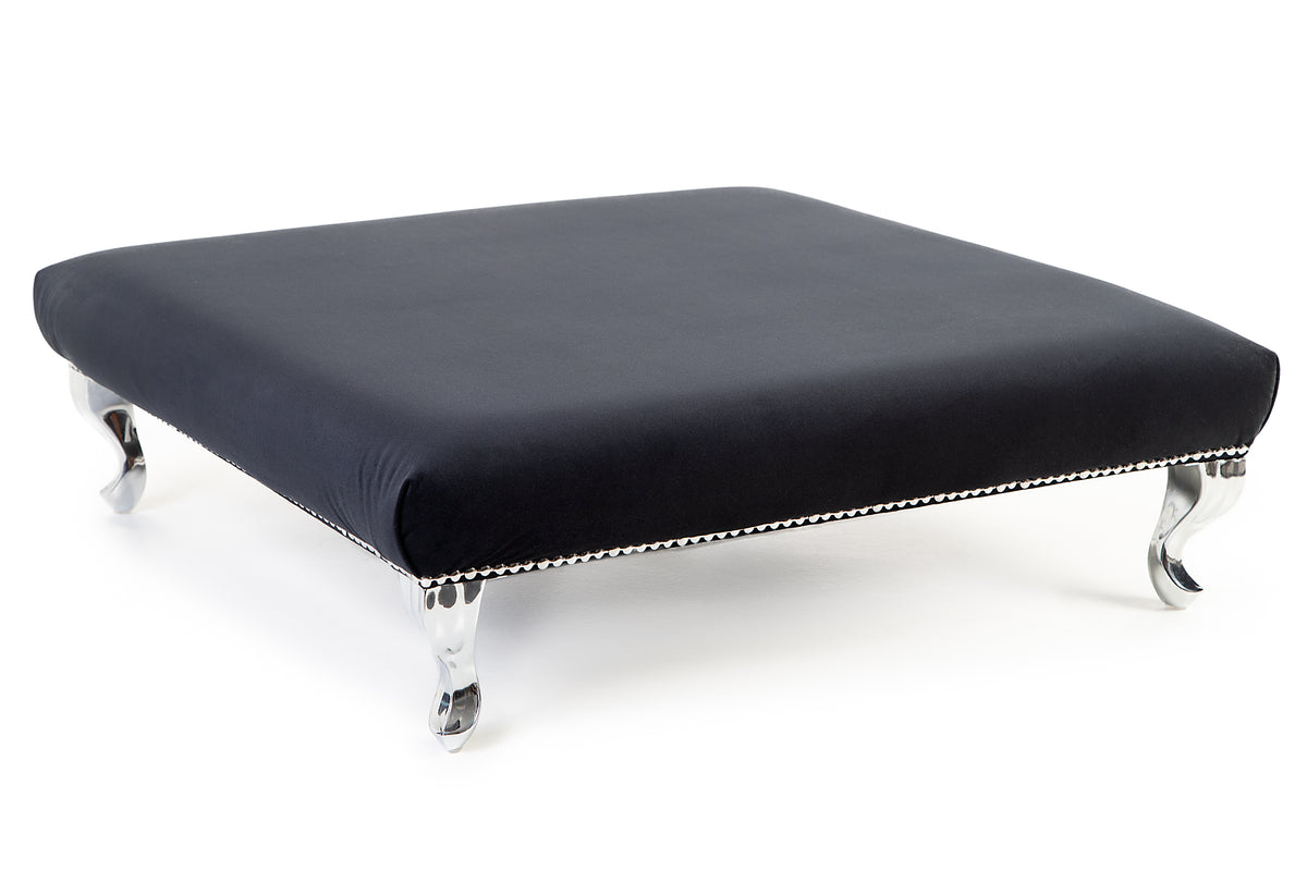 Glamour Upholstered Footstool / Coffee Table