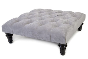 Hampton Chesterfield Upholstered Footstool / Coffee Table