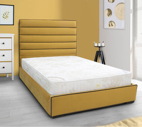 Linear Upholstered Bed Frame