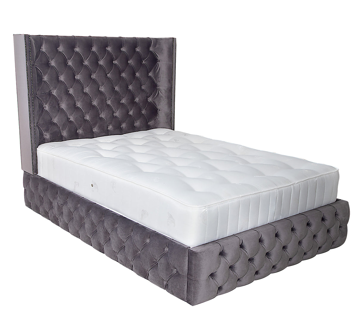Emperor Winged Chesterfield  Bed Frame