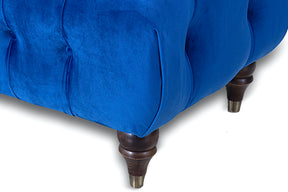 Dion Chesterfield Upholstered Pouffe