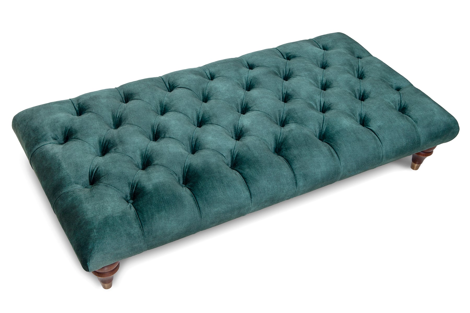 Pembroke Chesterfield Upholstered Footstool / Coffee Table