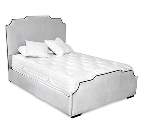 Louis Art Deco Upholstered Bed Frame
