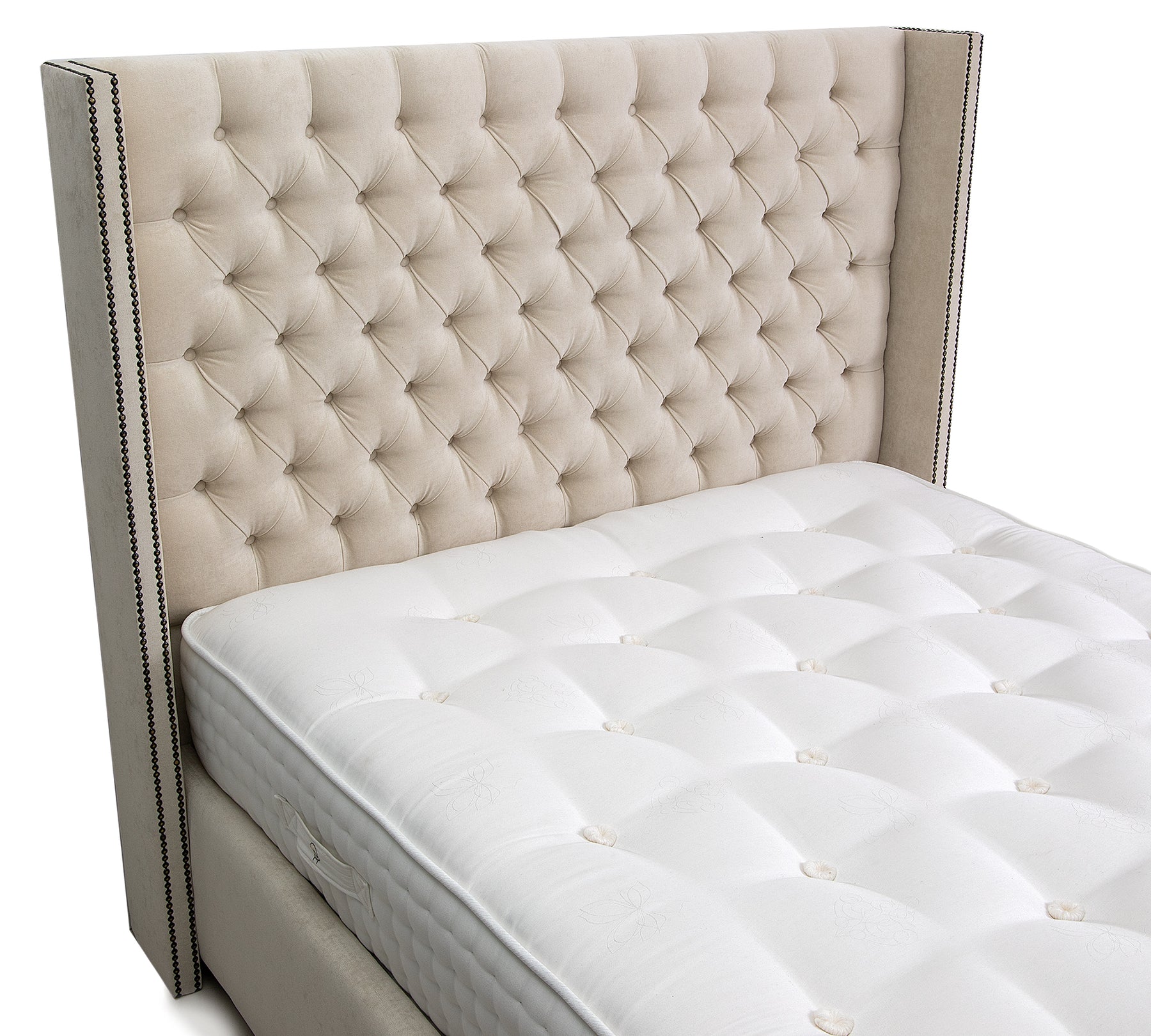 Olivia Winged Chesterfield Bed Frame